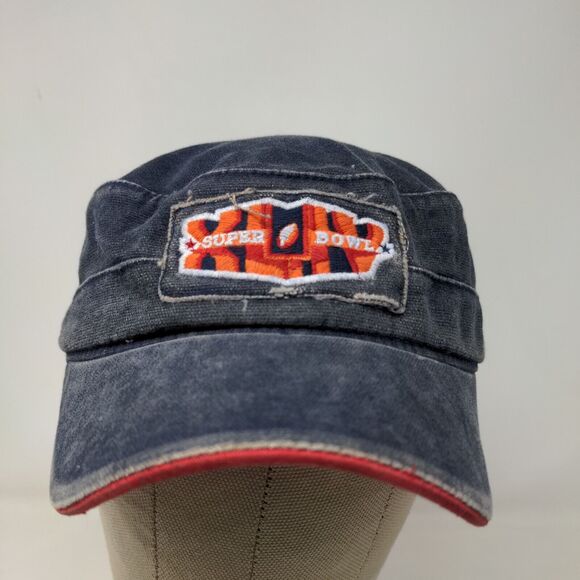 Reebok Women's Super Bowl XLIV Cadet Cap Hat Blue Adjustable Strapback - Picture 2 of 12